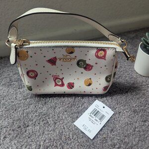 Coach C7404 Nolita 15 With Ornament Print Wristlet/Wallet Gold/Chalk Multi